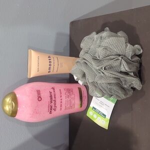 Ogx Scrub & Wash, Smooth Foot Scrub & Loofa